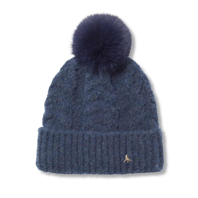 AFB STAR LONG BEANIE (BROWN)