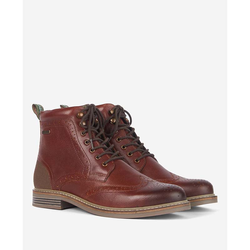 Barbour Seaton Mens Derby Boot - Chestnut