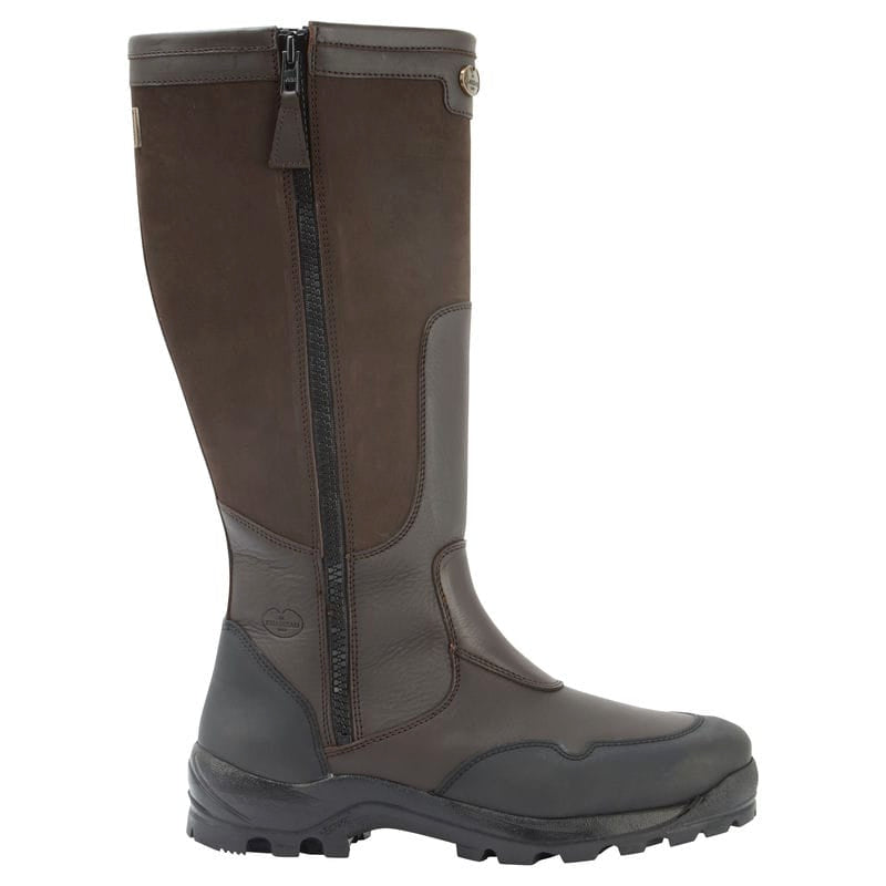 Le Chameau Turenne Fourré Mens Leather Waterproof Boots - Marron Fonce