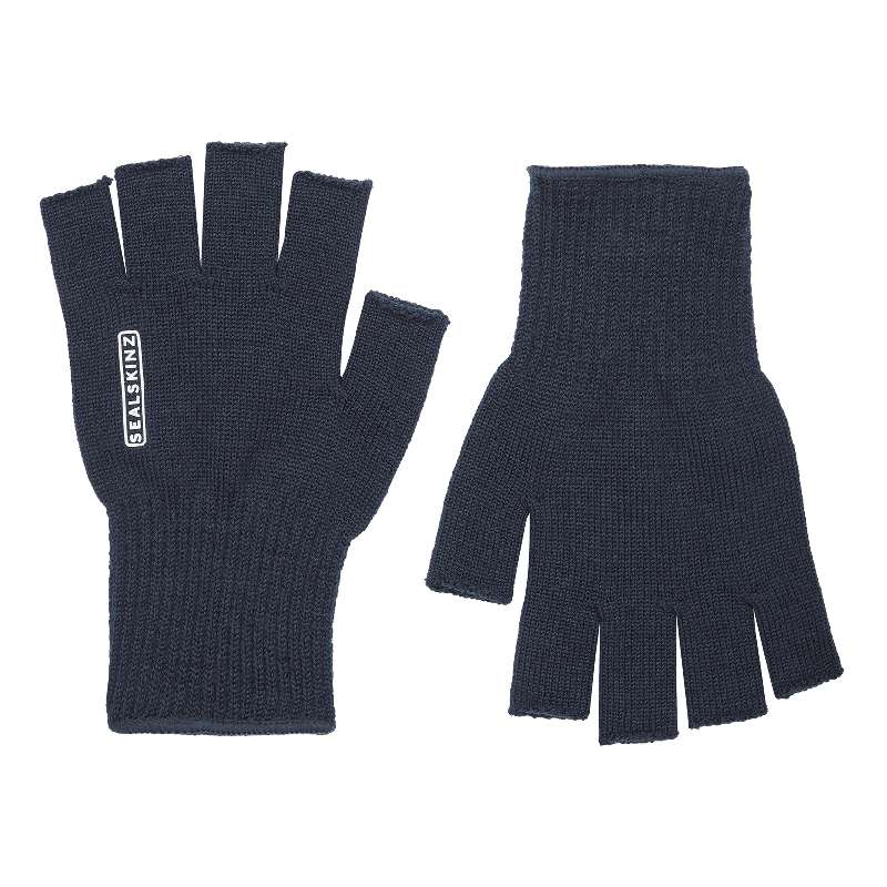 Gants Fingerless Merino Liner SEALSKINZ Solo – Chaleur & Respirant En Laine Mérinos