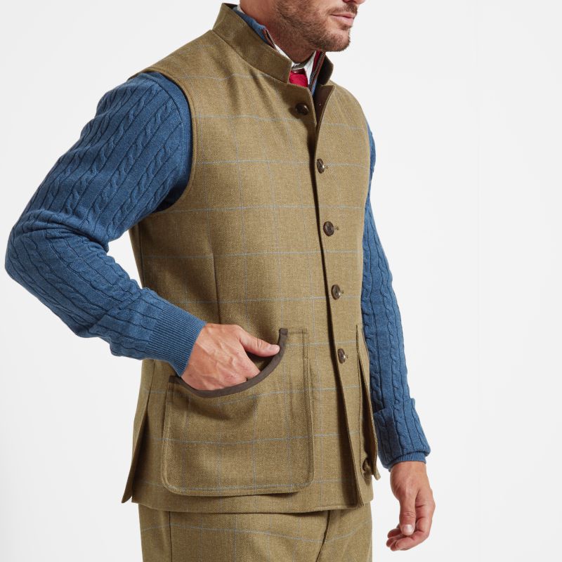 Schoffel Holcot Mens Tweed Waistcoat - Corry Tweed
