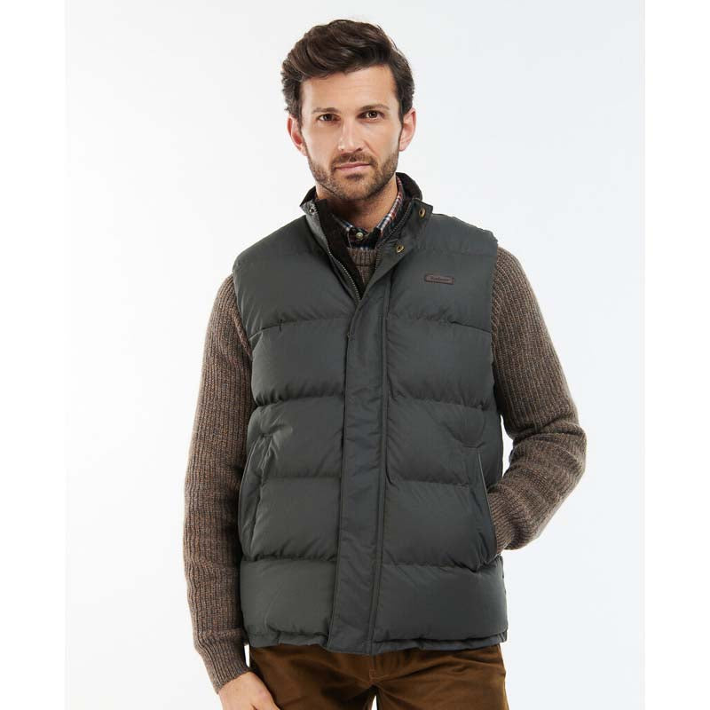 Barbour Fontwell Mens Quilted Gilet - Olive