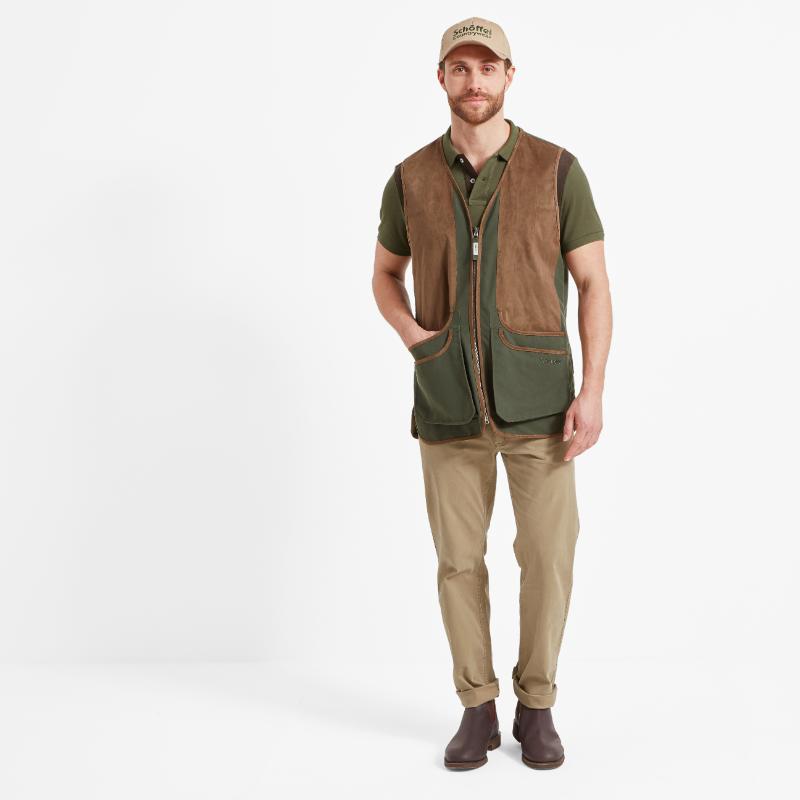 Schoffel Grimsthorpe Mens Clay Shooting Waistcoat - Forest