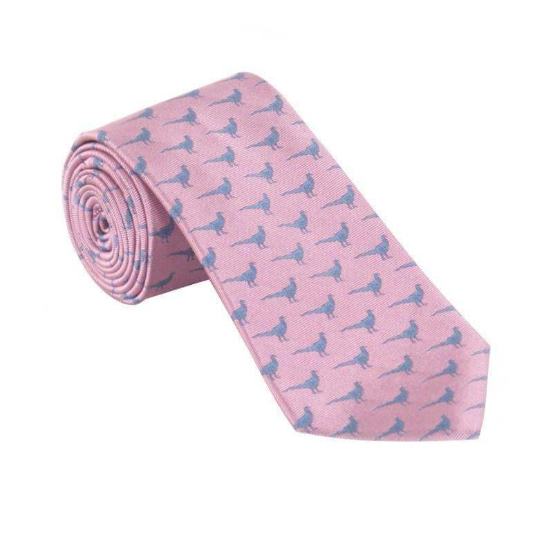 William Powell Luxury Woven Silk Pheasant Tie - William Powell