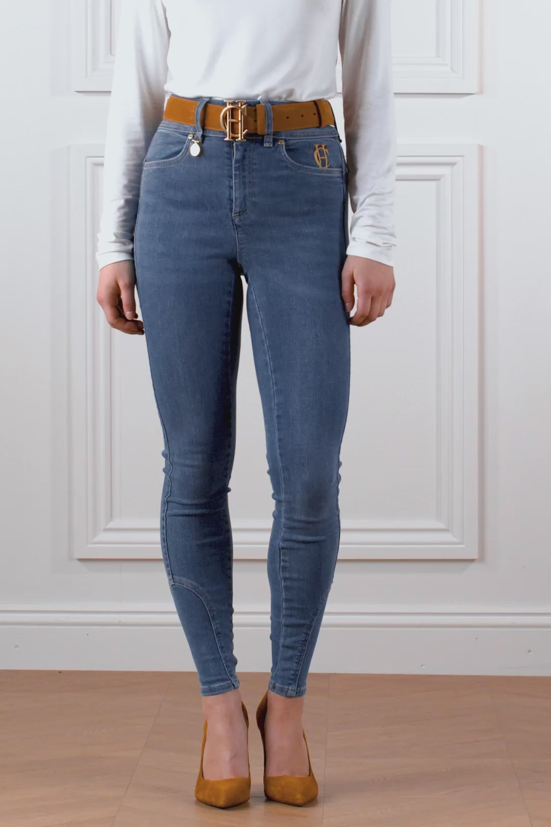 Holland Cooper Ladies Jodhpur Jeans  - Denim