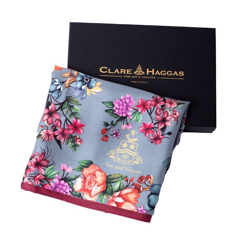Clare Haggas Airs & Graces Classic Scarf - Dove