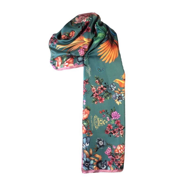 Clare Haggas Airs & Graces Classic Scarf - Willow Green