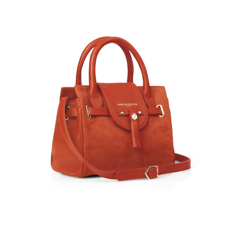 Fairfax & Favor Mini Windsor Handbag - Sunset Orange