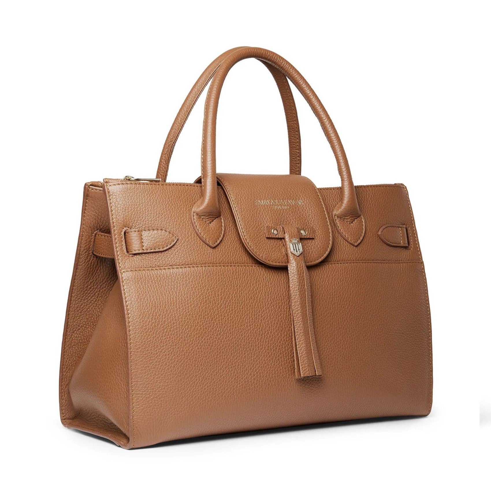 Fairfax & Favor Large Windsor Ladies Bag - Tan Leather