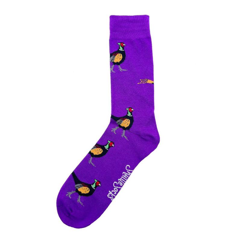 Shuttle Socks - Purple Pheasant