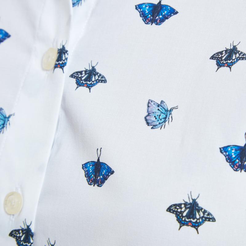 Schoffel Ladies Norfolk Shirt - Butterfly Print