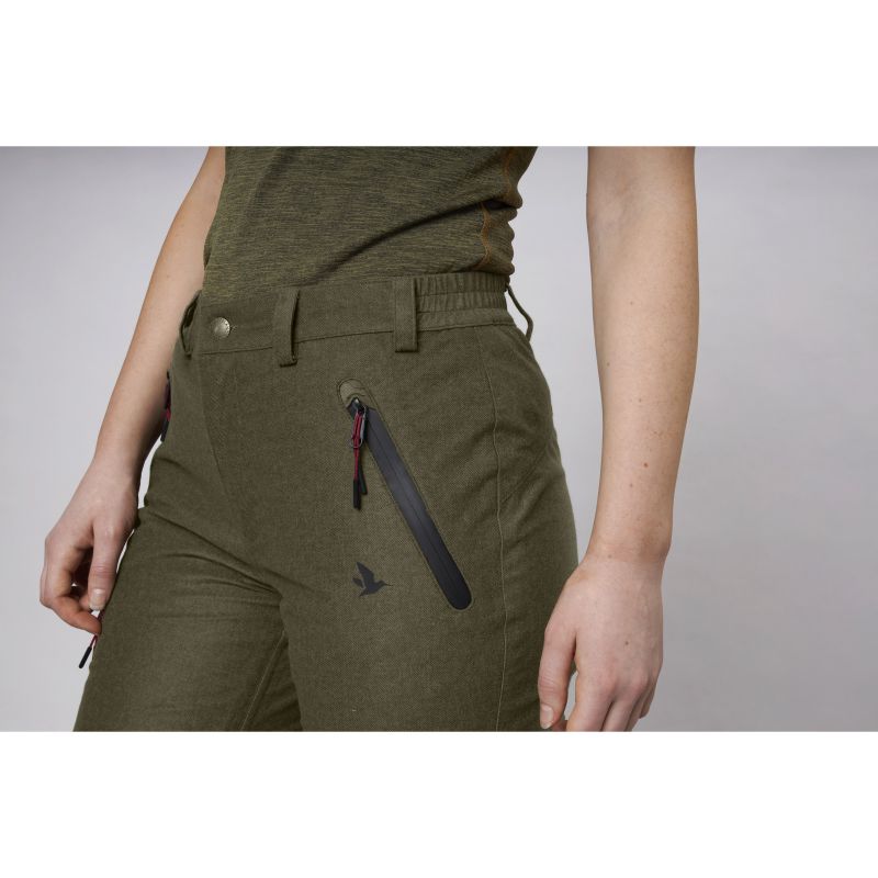 Seeland Avail Ladies Waterproof Trousers - Pine Green Melange