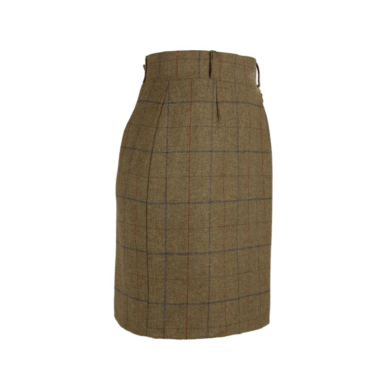 Holland Cooper Regency Ladies Tweed Skirt - Glen Green