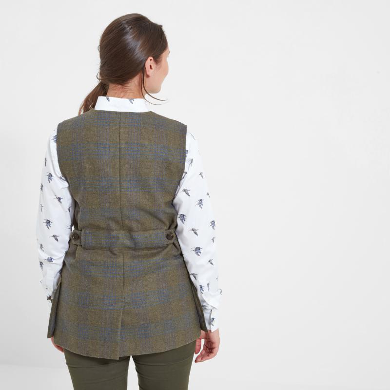 Schoffel Ladies Tweed Shooting Vest - Iona Tweed