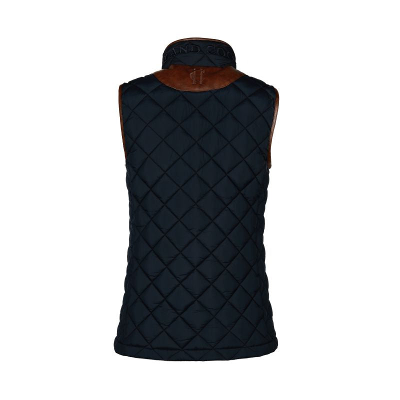 Holland Cooper Country Ladies Quilted Gilet - Ink Navy