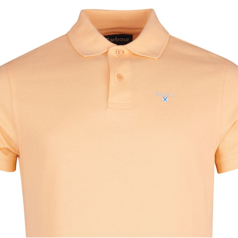 Barbour Sports Mens Polo Shirt - Coral Sands