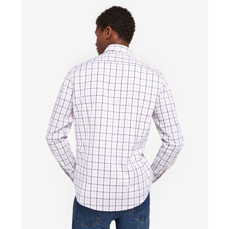 Barbour Bradwell Tailored Fit Mens Shirt - Pink