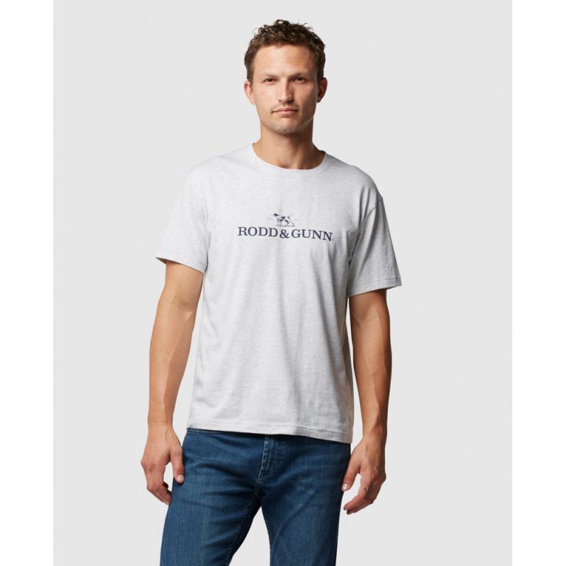 Rodd & Gunn Logo Mens T-Shirt - Ash