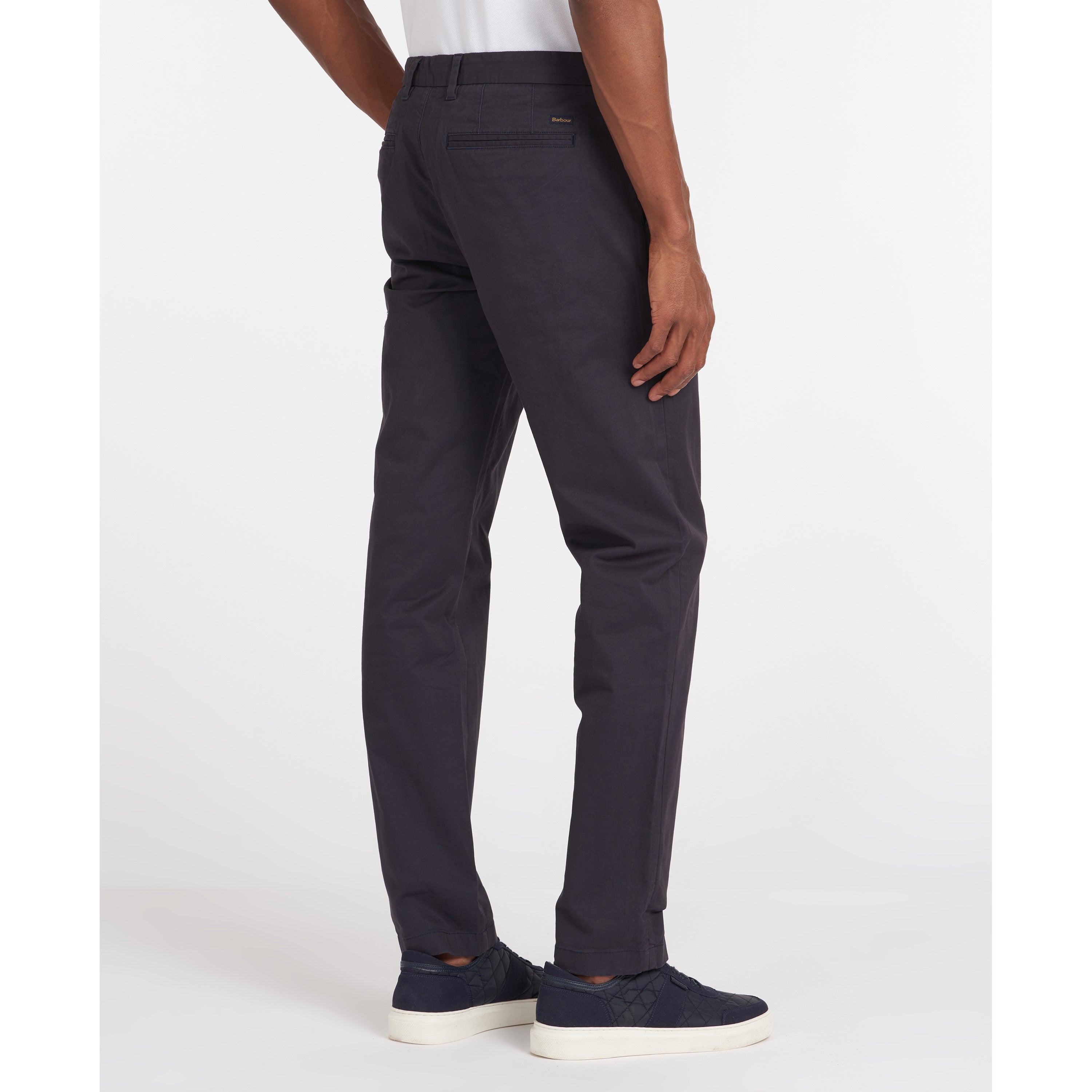 Barbour Neuston Essential Mens Chino Trousers - Navy