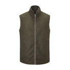 Alan Paine Berwick Mens Wool Gilet - Dark Olive - William Powell