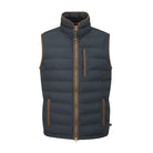 Alan Paine Calsall Mens Lightweight Insulated Gilet - Navy - William Powell
