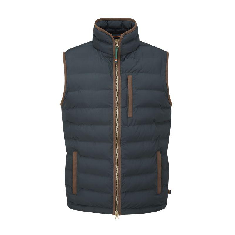 Alan Paine Calsall Mens Lightweight Insulated Gilet - Navy - William Powell