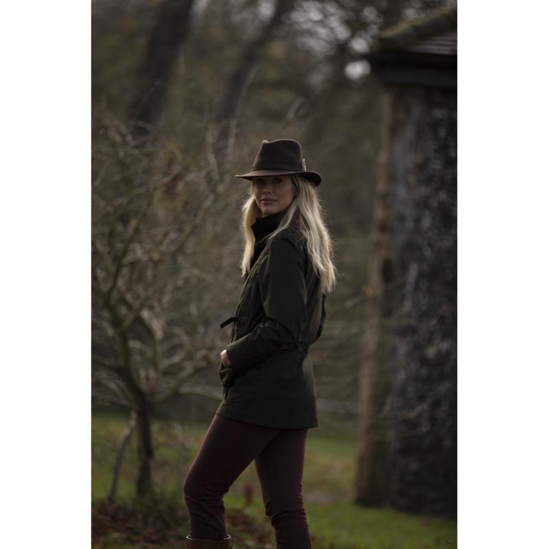 Alan Paine Fernley Ladies Waterproof Field Coat - Woodland - William Powell