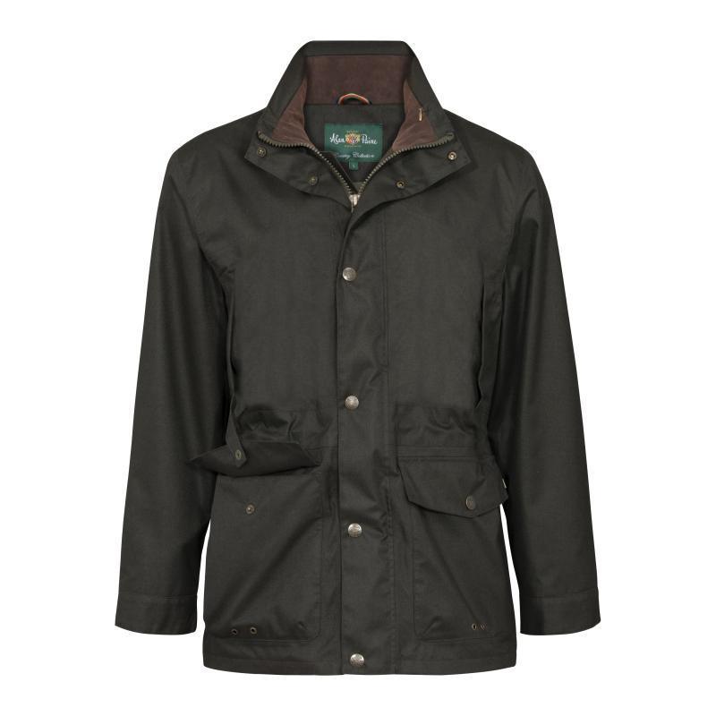 Alan Paine Fernley Mens Waterproof Field Coat - Woodland - William Powell