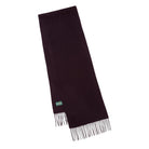 Alan Paine Hedley Lambswool Scarf (30 x 200cm) - Wine