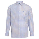 Alan Paine Ilkley Kids Shirt - Blue/Beige - William Powell