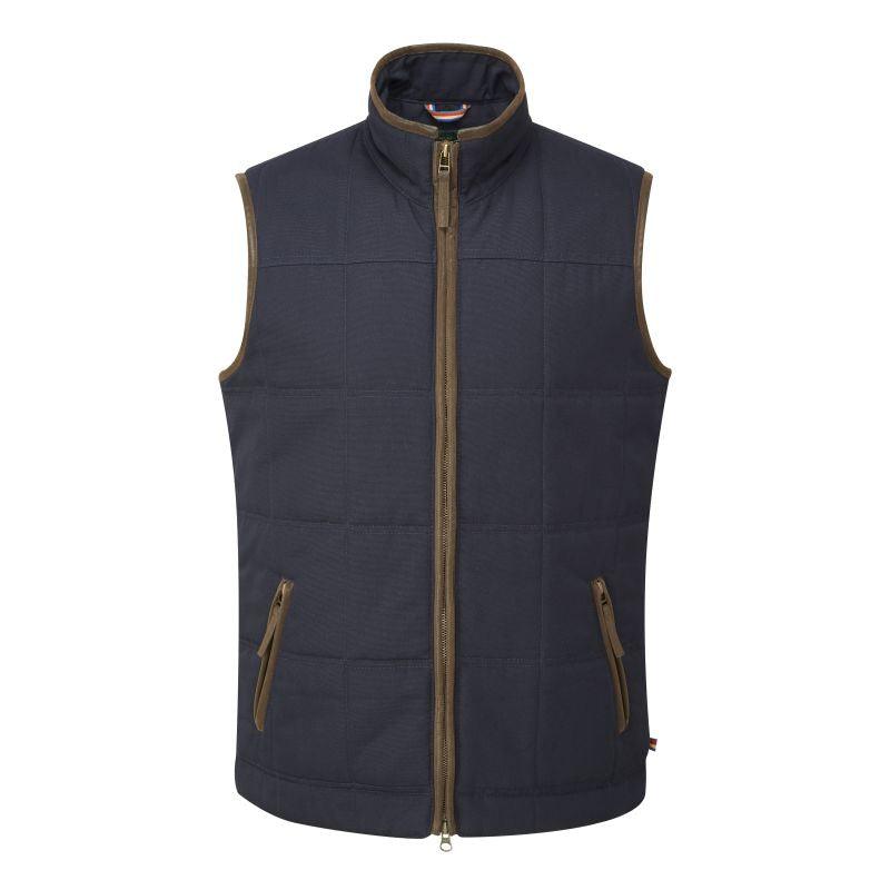 Alan Paine Kexby Mens Gilet - Navy - William Powell