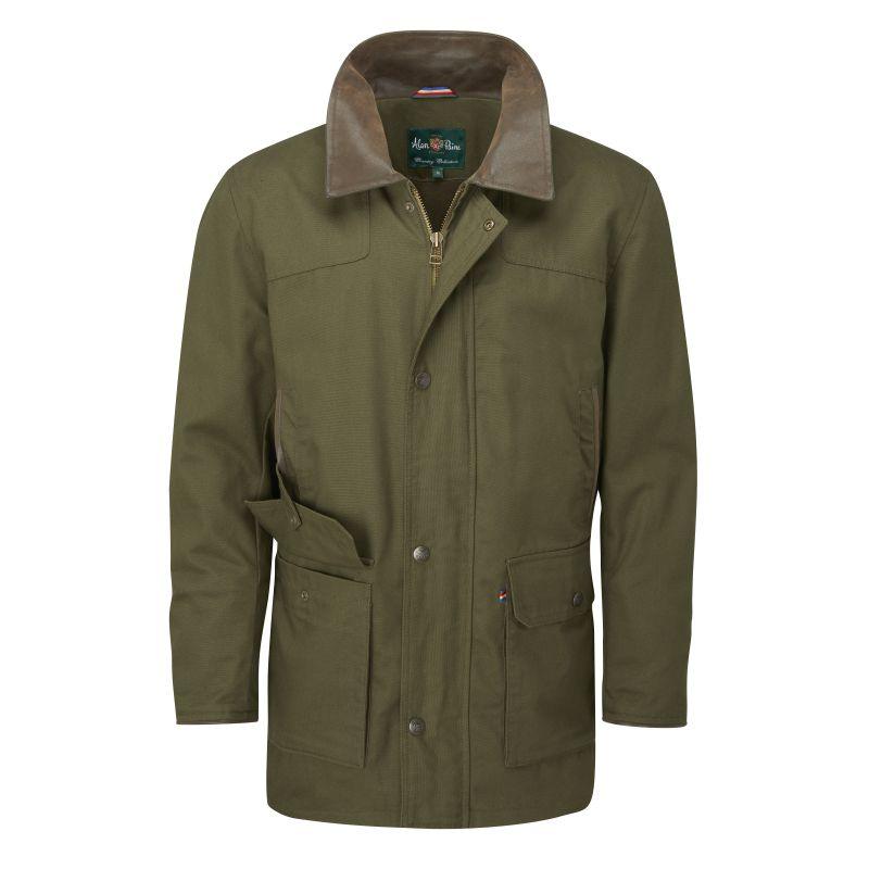 Alan Paine Kexby Mens Lightweight Waterproof Coat - Olive - William Powell