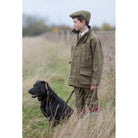 Alan Paine Rutland Kids Tweed Cap - Lichen - William Powell