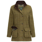Alan Paine Rutland Ladies Tweed Coat - Lichen - William Powell