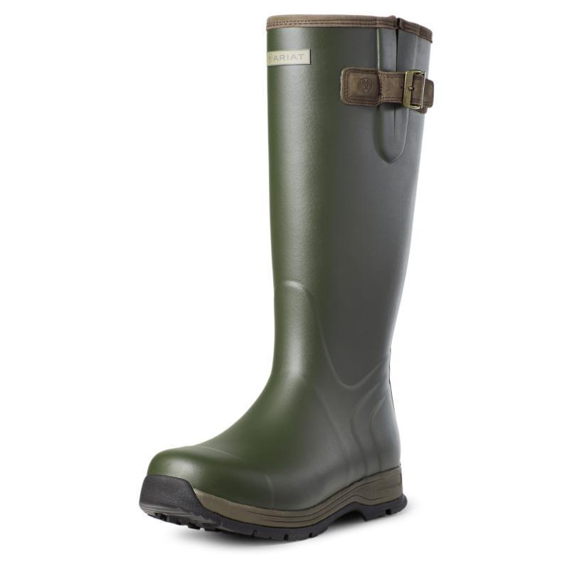 Ariat Burford Neoprene Mens Wellington Boot - Olive - William Powell