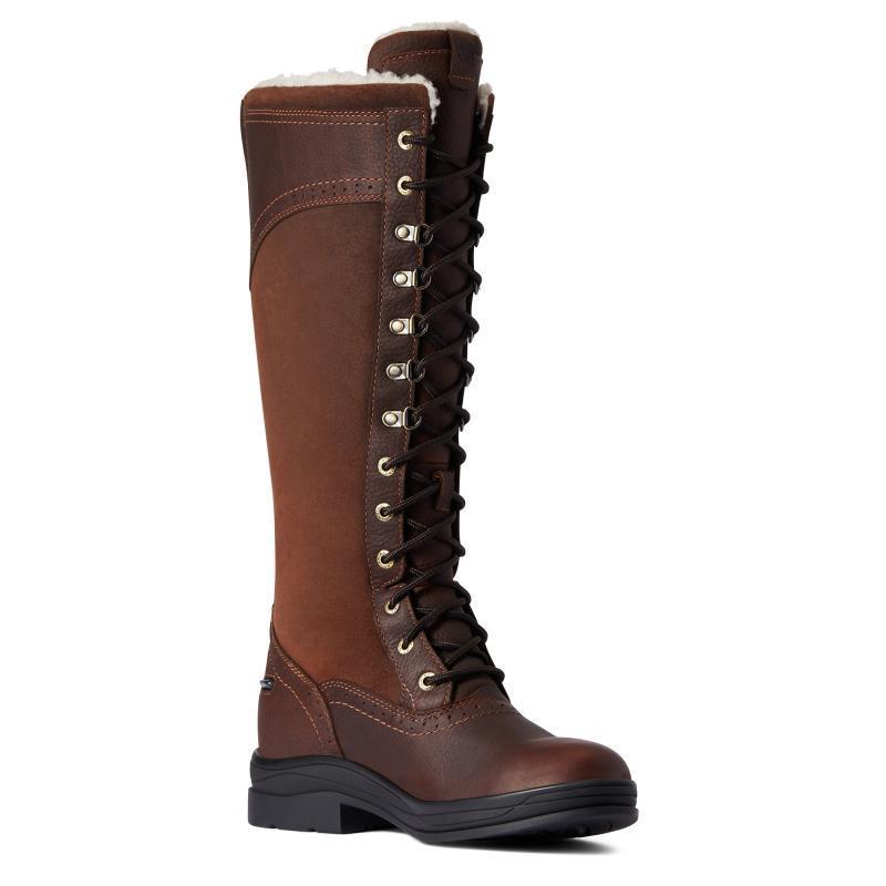 Ariat Wythburn Tall Waterproof Insulated Ladies Boot - Dark Brown - William Powell