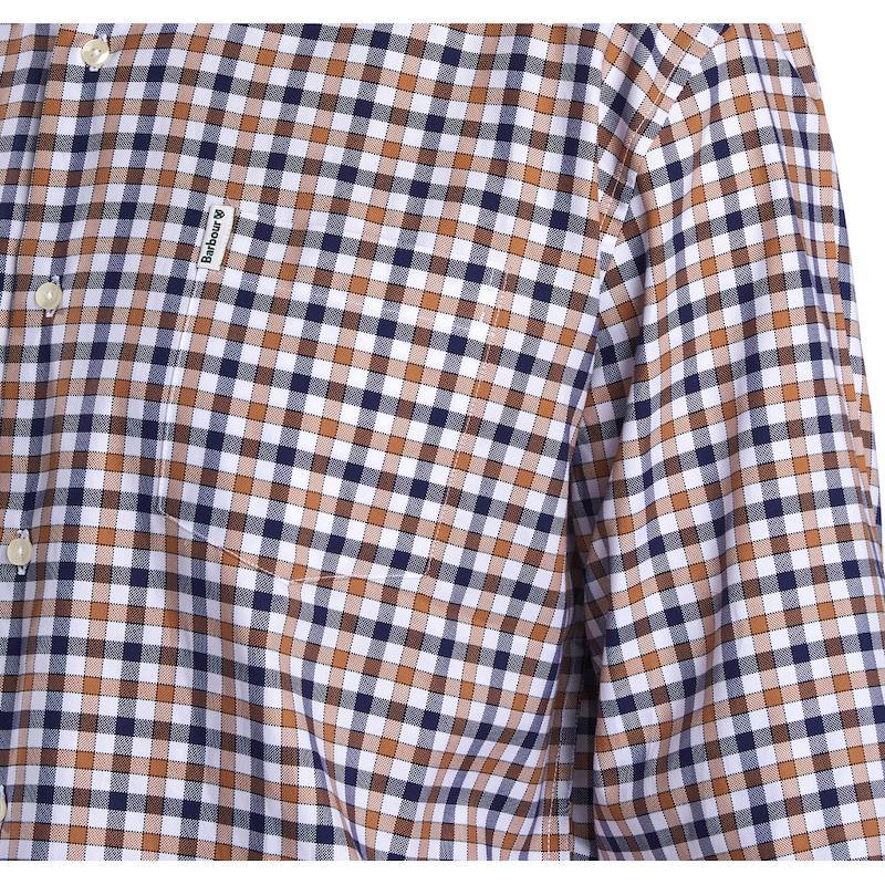Barbour Abberton Regular Fit Mens Shirt - Sandstone - William Powell