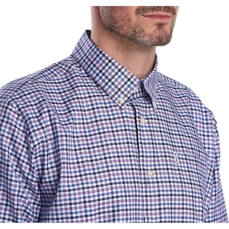 Barbour Agden Regular Fit Mens Shirt - Heather - William Powell