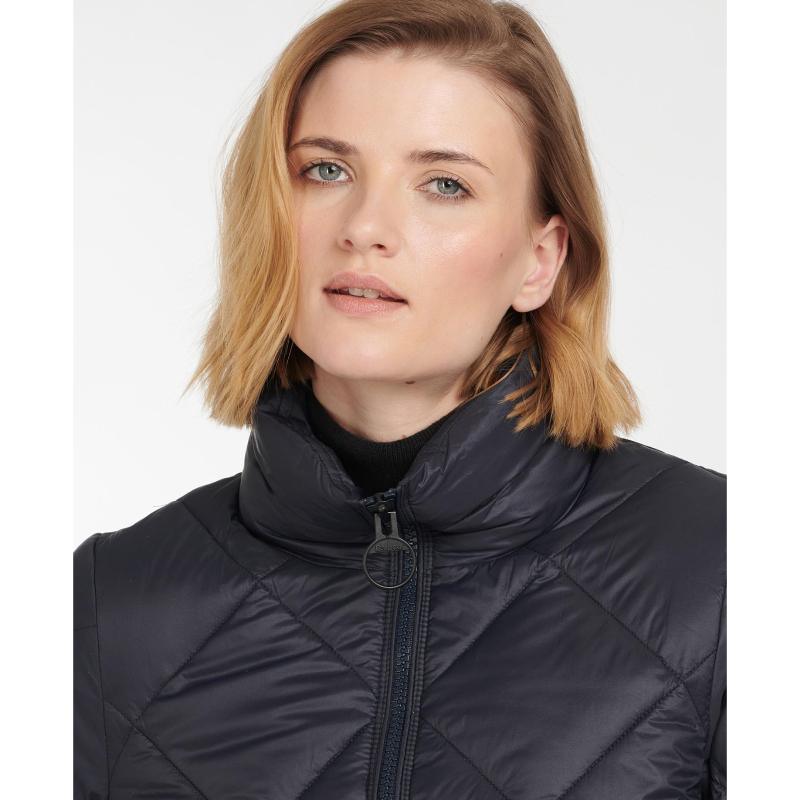 Barbour Alness Ladies Quilted Jacket - Dark Navy/Dress - William Powell