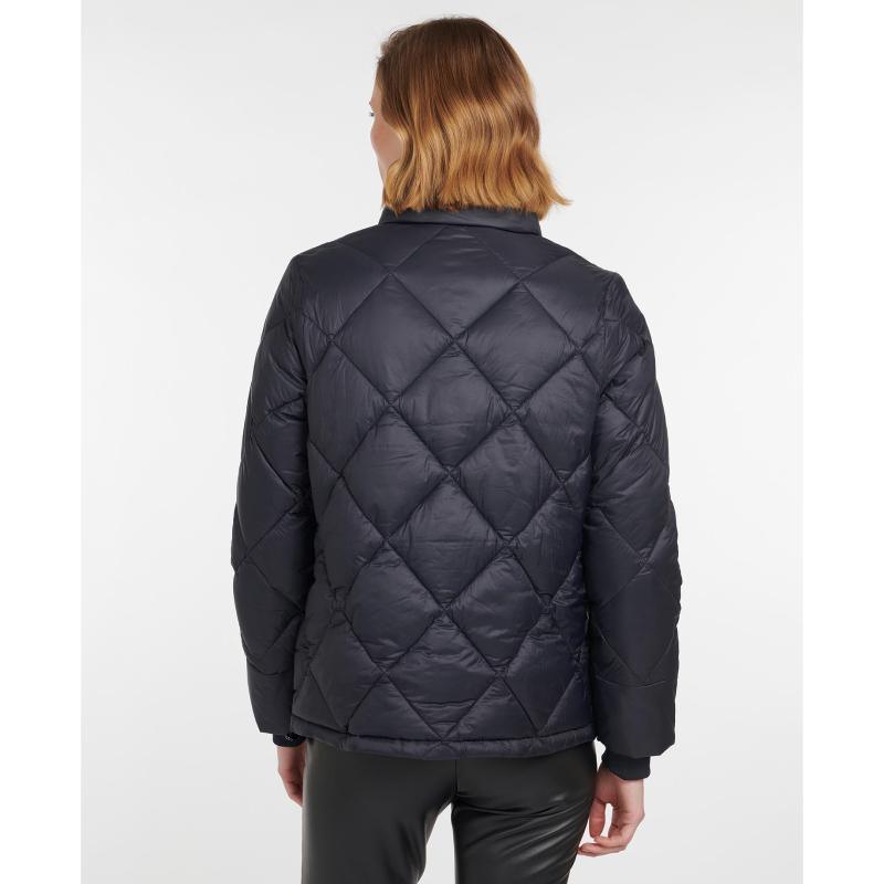 Barbour Alness Ladies Quilted Jacket - Dark Navy/Dress - William Powell