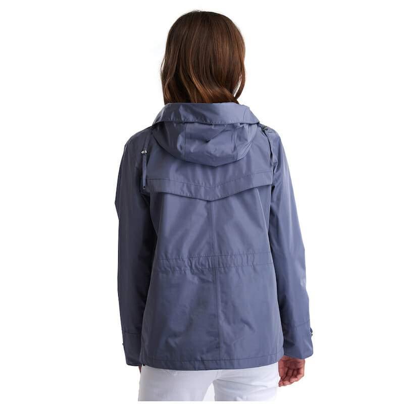 Barbour Aria Ladies Waterproof Jacket - Slate Blue - William Powell