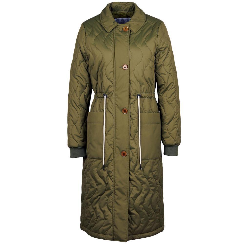 Barbour Astley Ladies Quilted Coat - Dark Moss - William Powell