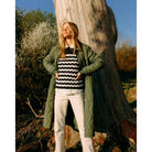 Barbour Astley Ladies Quilted Coat - Dark Moss - William Powell