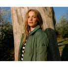 Barbour Astley Ladies Quilted Coat - Dark Moss - William Powell