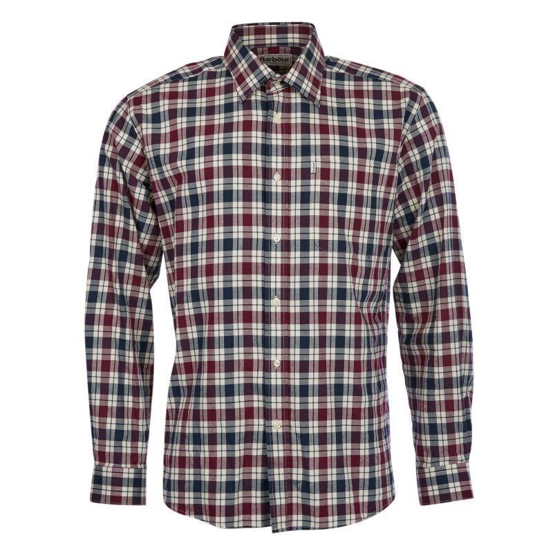 Barbour Astwell Shirt - Merlot - William Powell