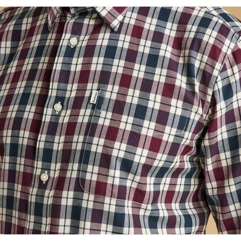 Barbour Astwell Shirt - Merlot - William Powell