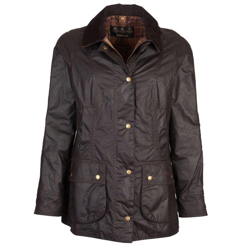 Barbour Beadnell Ladies Wax Jacket - Rustic - William Powell