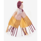 Barbour Bilton Ladies Boucle Scarf - Elderberry/Honey - William Powell