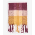 Barbour Bilton Ladies Boucle Scarf - Elderberry/Honey - William Powell