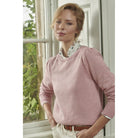 Barbour Bowland Ladies Knit - Dusty Rose - William Powell